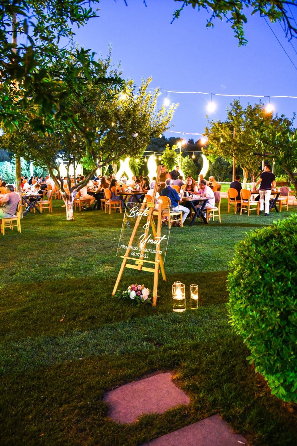 Gece bahçe